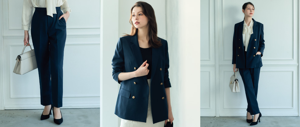 【美品】12TwelveAgenda 上下パンツスーツ Mimi x 12Twelve Agenda 現役営業OLプロデュース 通勤スーツがさらに