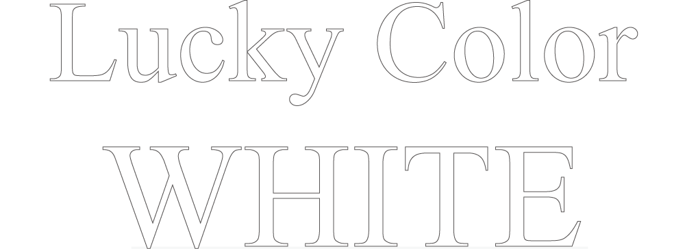Lucky Color WHITE
