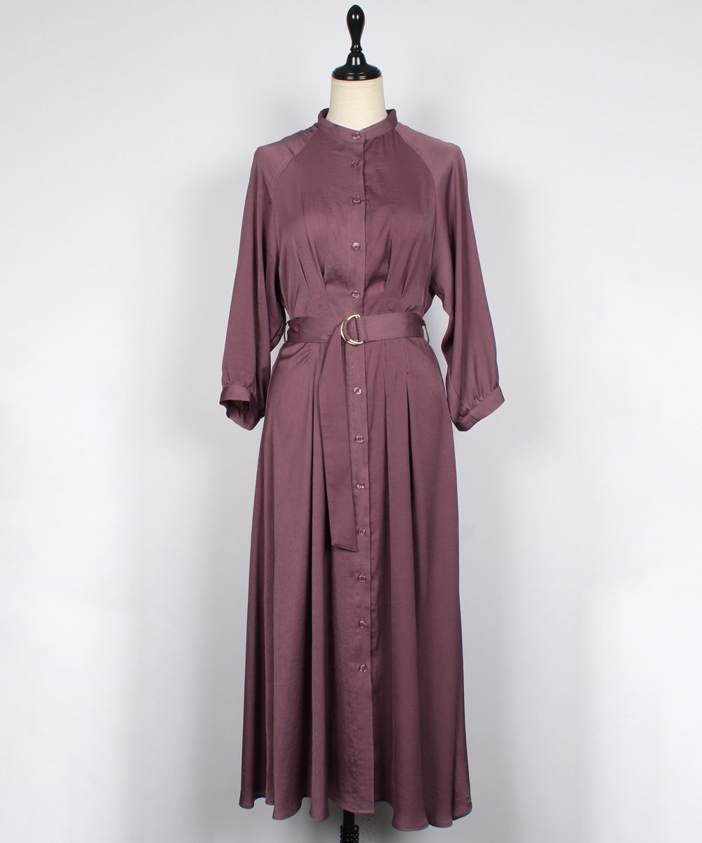 12 TwelveAgenda 総タックフリルワンピース　チュニック　Fサイズ SALE】【荒野コラボ】フリルドッキングワンピース - 12Twelve