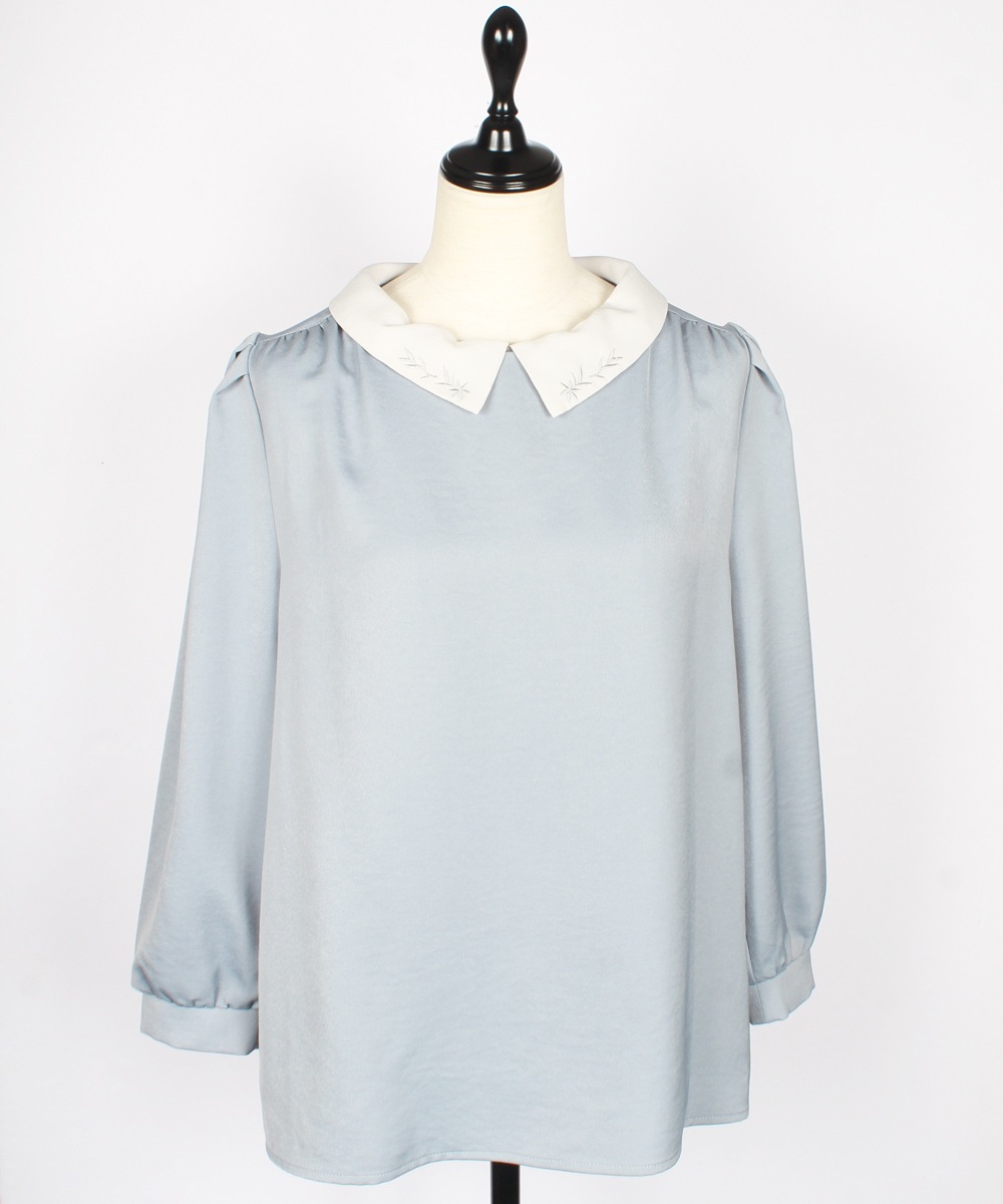 SALE】衿2way刺繍デザインブラウス - 12Twelve Agenda(トゥエルブ