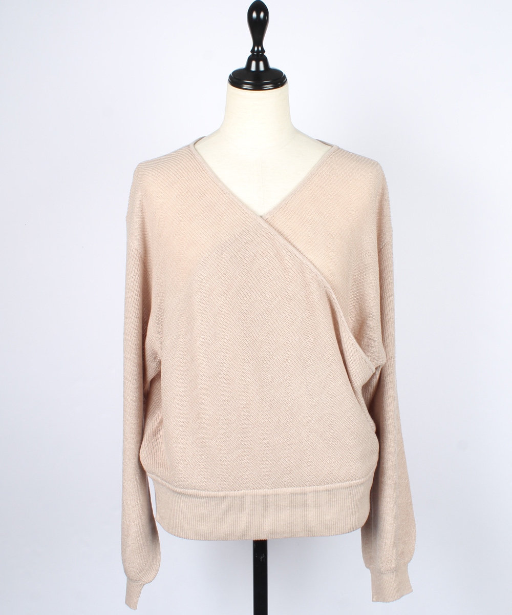 Curensology ルージュドルマンニットプルオーバー美品 新品】Curensologyルージュドルマンニットプルオーバー 清涼感