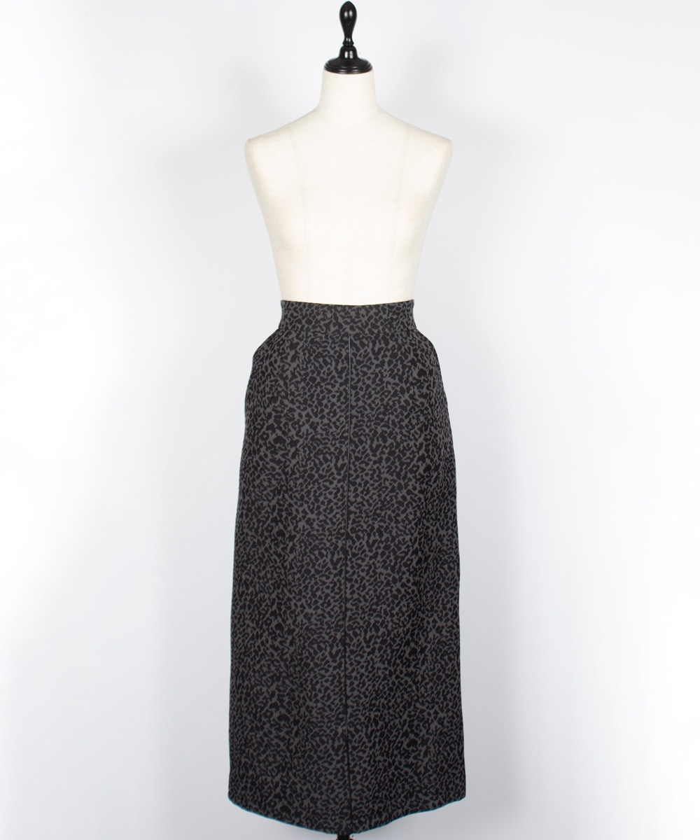 SALE】レオパードジャガードナロースカート - 12Twelve Agenda