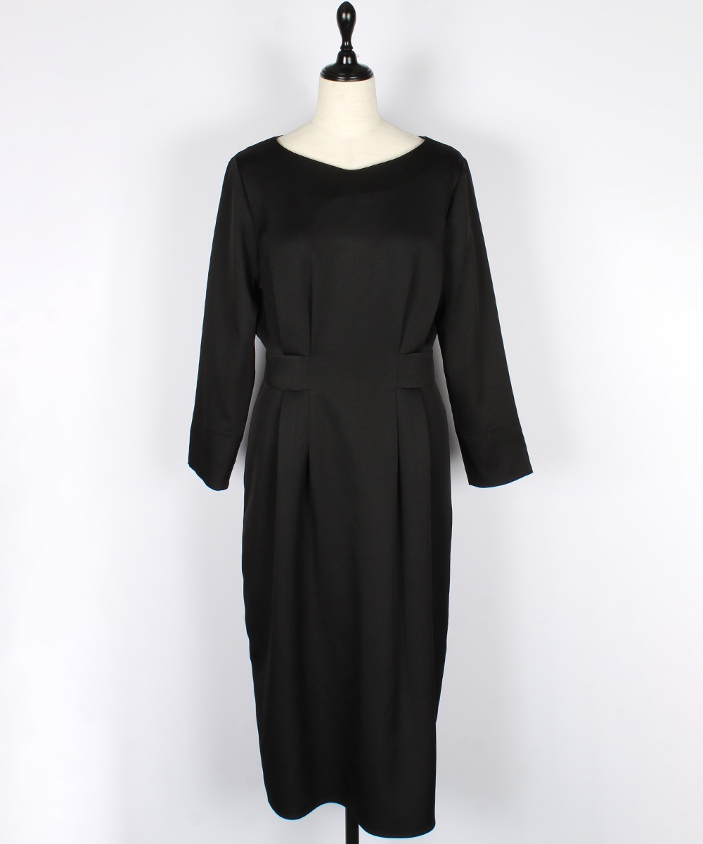 ウォッシャブルポリピンタックタイトワンピース - 12Twelve Agenda