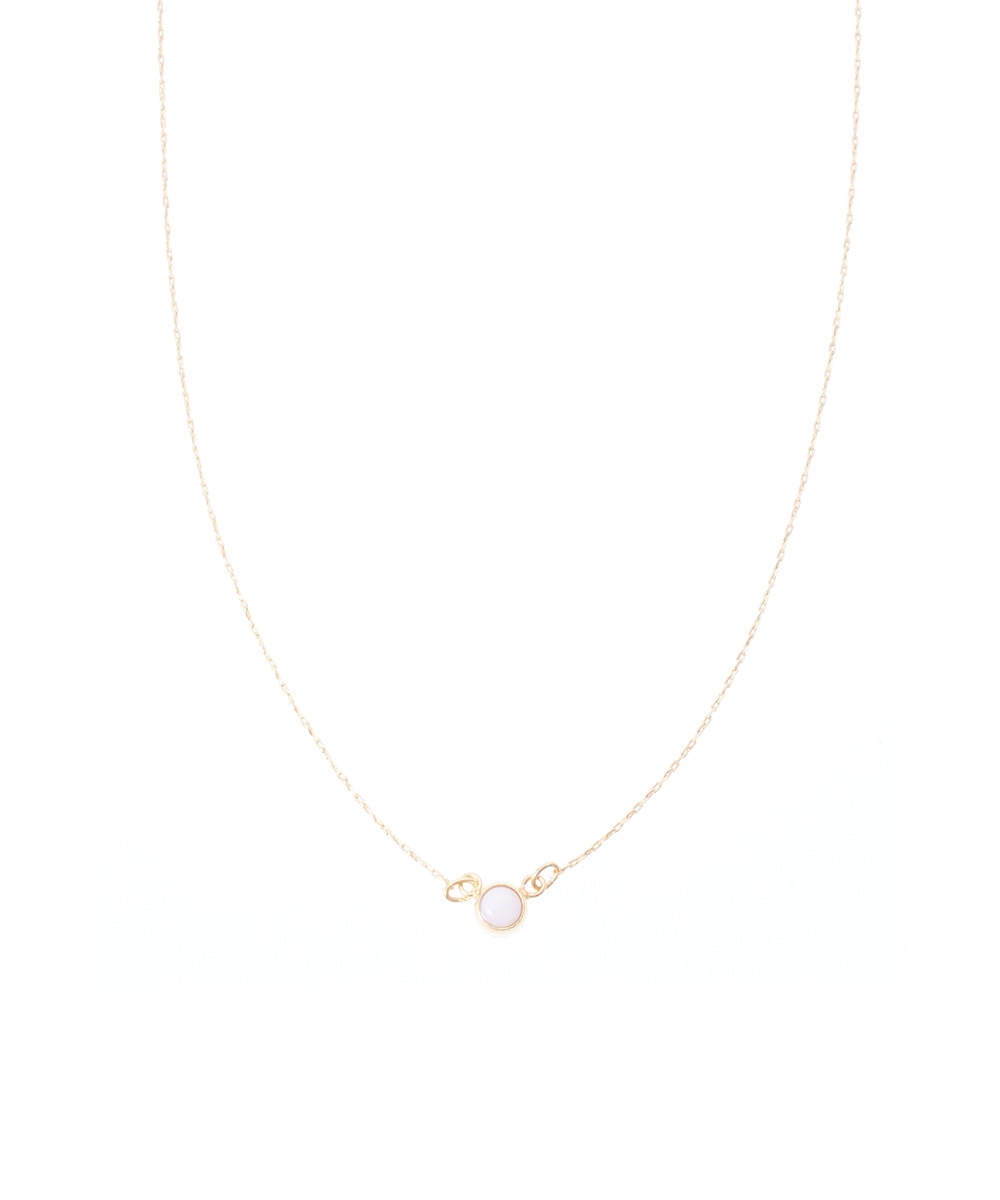 オパールラウンドカボションネックレス - 12Twelve Agenda(トゥエルブ