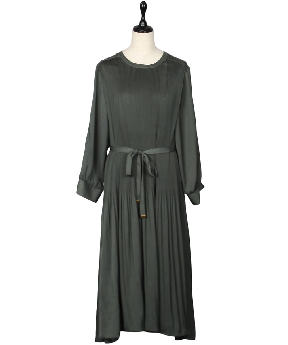 値下げ　　新品未使用　ワンピース　FIS フレアーシルエットジョーゼットワンピース/洗える/WEB限定サイズあり