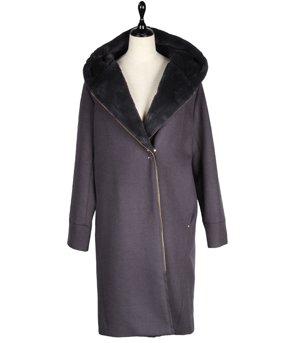 SALE】ウールカルゼショールカラーコート - 12Twelve Agenda