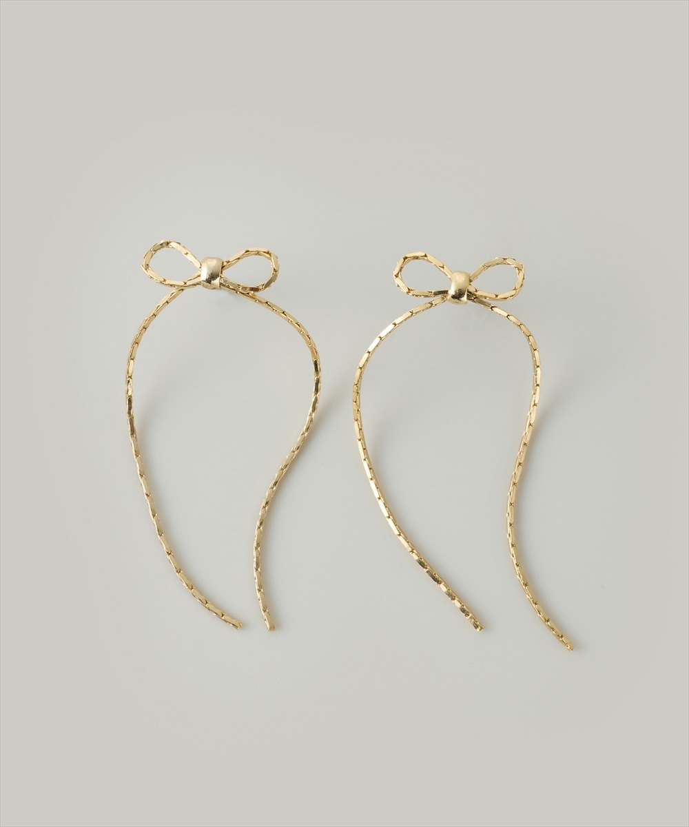 リボンロングピアス - 12Twelve Agenda(トゥエルブアジェンダ)公式通販