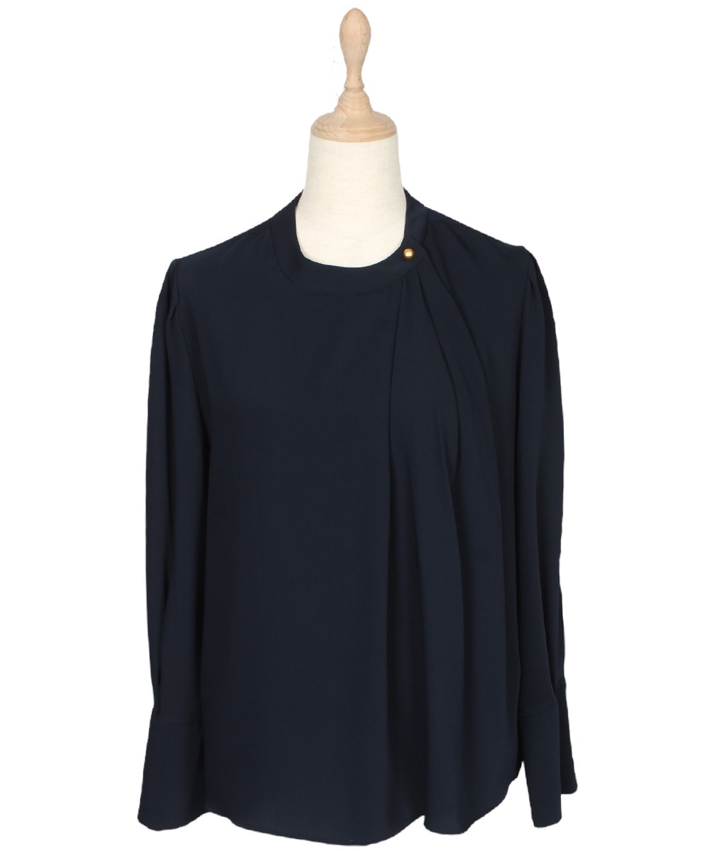 SALE✩.*˚ NOWOS 日本製キルティングデザイン入り シャツ ブラウス SALE✩.*˚ NOWOS 日本製キルティングデザイン入り シャツ ブラウス