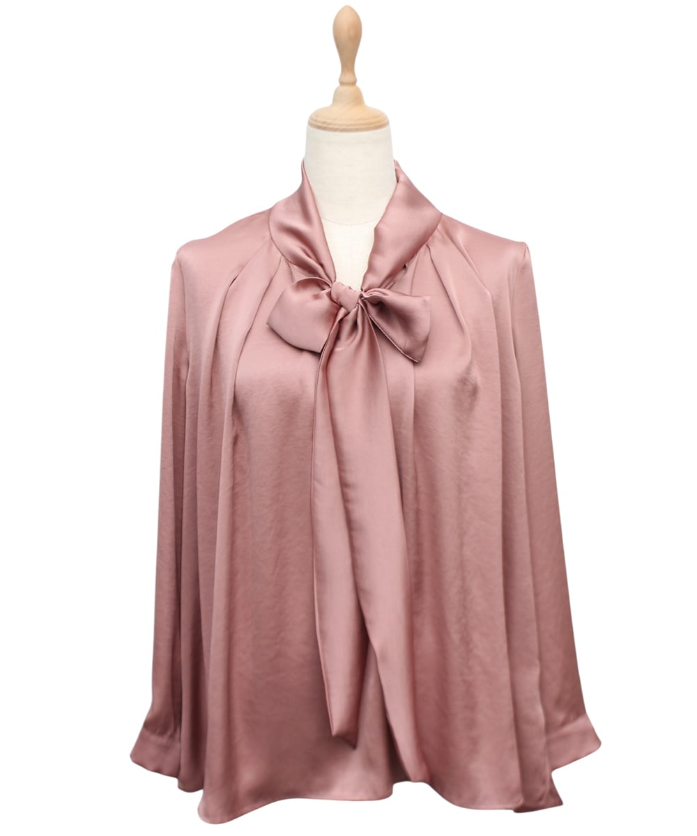 TWeNTY8TWeLVe トゥエンティ　エイト　トゥエルヴ ブラウス レディース 【古着】【中古】 新色追加】ヴィンテージサテンマルチウェイボウタイブラウス