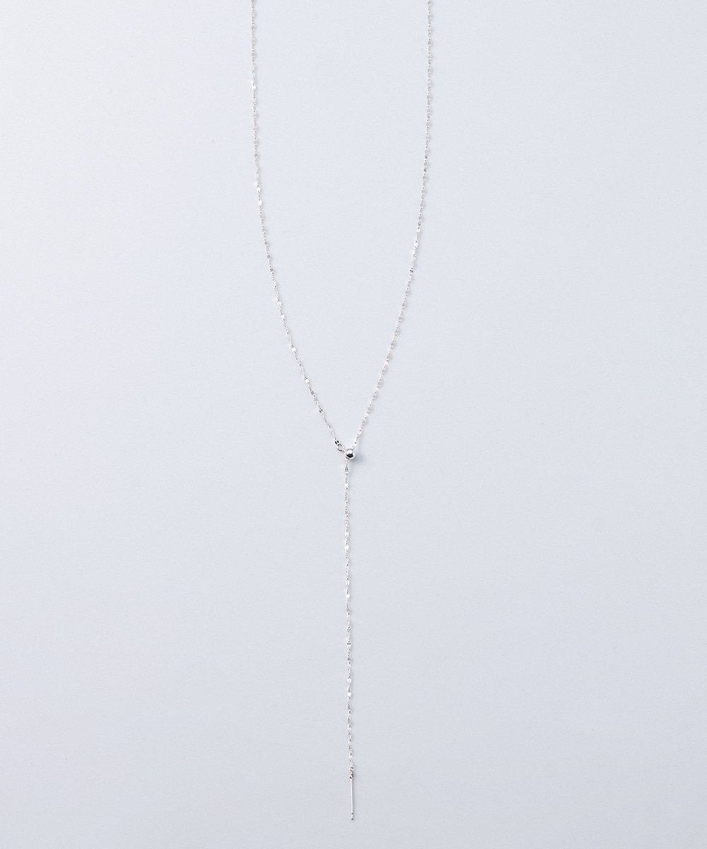 SV925〉ペタルチェーンY字ネックレス - 12Twelve Agenda
