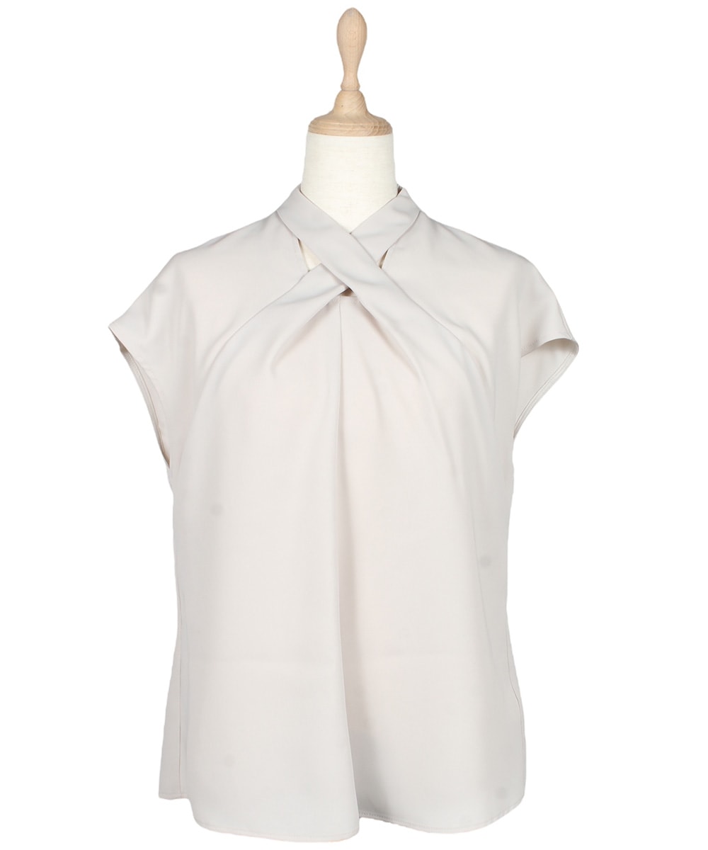 ガルーダクロスネックブラウス - 12Twelve Agenda(トゥエルブ