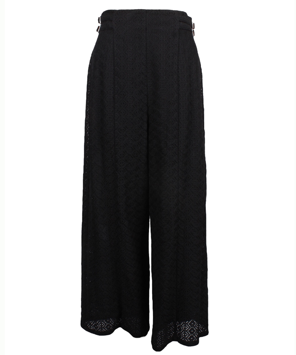 SALE】サイドベルトレースワイドパンツ - 12Twelve Agenda(トゥエルブ