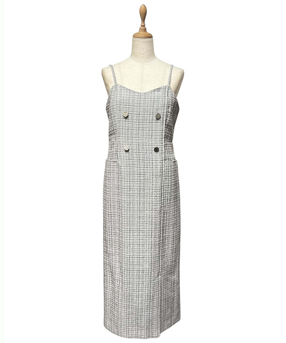 SALE】ツイードナローキャミワンピース - 12Twelve Agenda(トゥエルブ