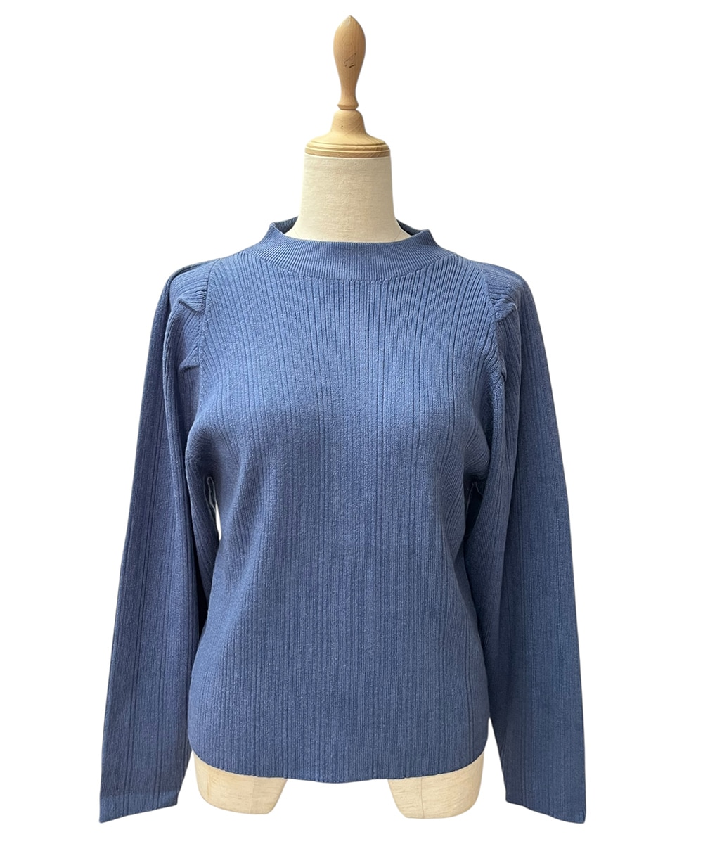 ボトルネックタックニットプルオーバー - 12Twelve Agenda(トゥエルブ