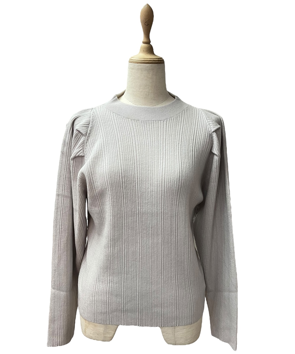 ボトルネックタックニットプルオーバー - 12Twelve Agenda(トゥエルブ