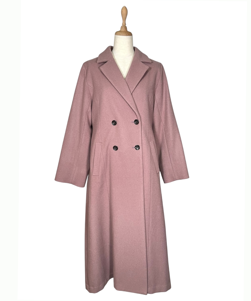 バックボリュームダブルテーラードコート - 12Twelve Agenda