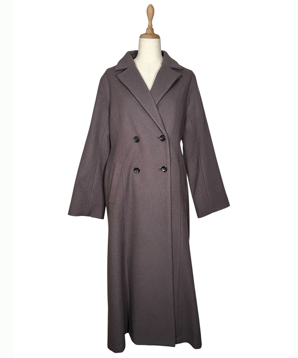 新色追加】バックボリュームダブルテーラードコート - 12Twelve Agenda