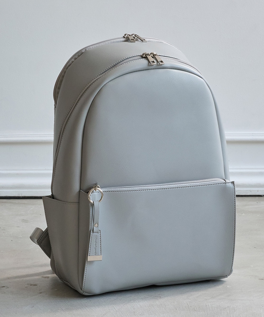 PC収納付き合皮A4リュック - 12Twelve Agenda(トゥエルブ