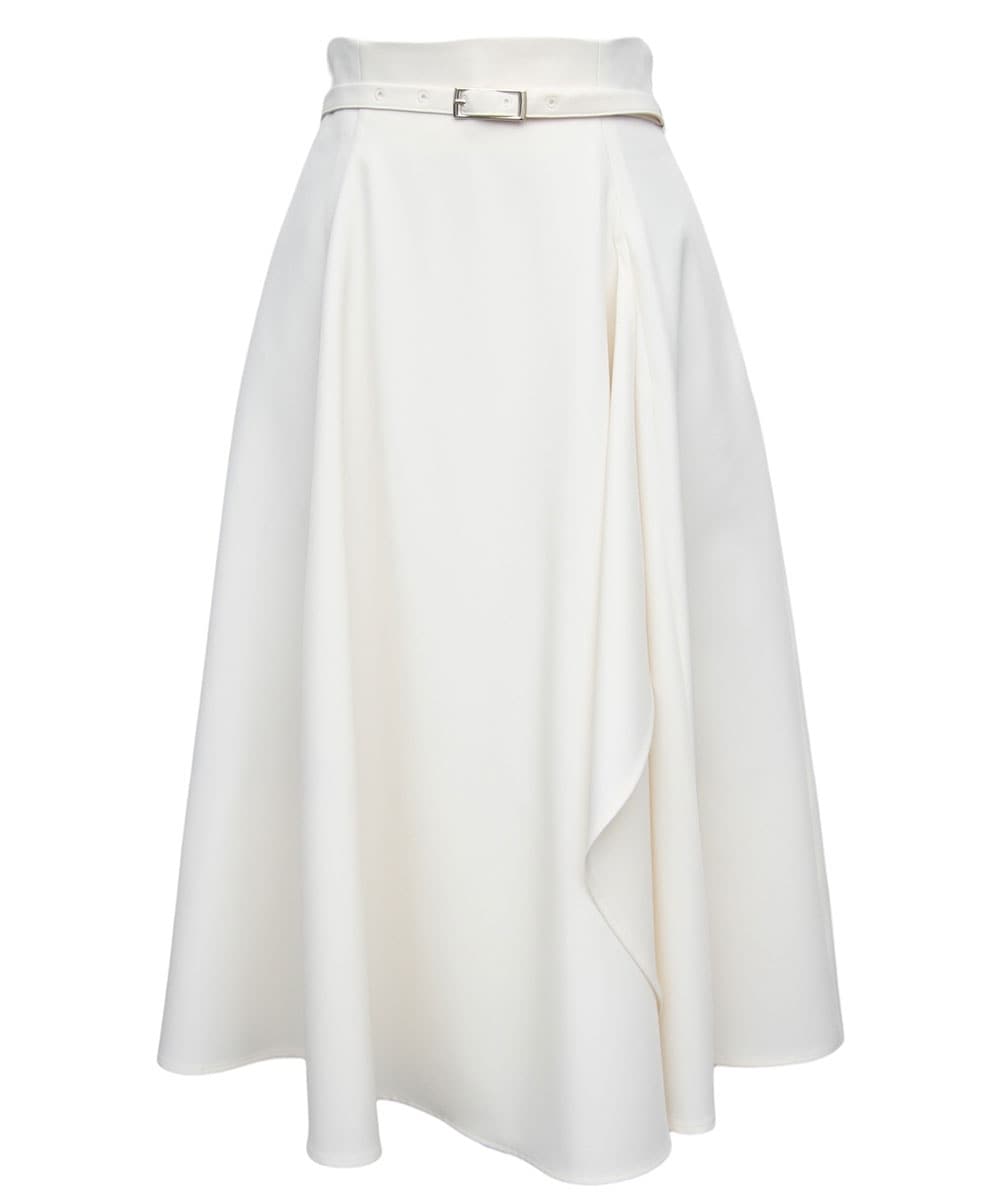 ベルト付アシメフリルフレアスカート - 12Twelve Agenda(トゥエルブ