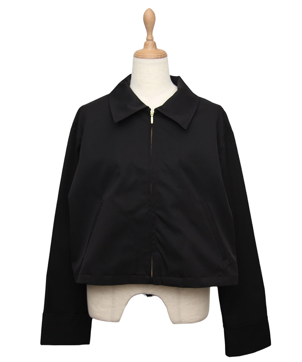 撥水衿付クロップドブルゾン - 12Twelve Agenda(トゥエルブアジェンダ