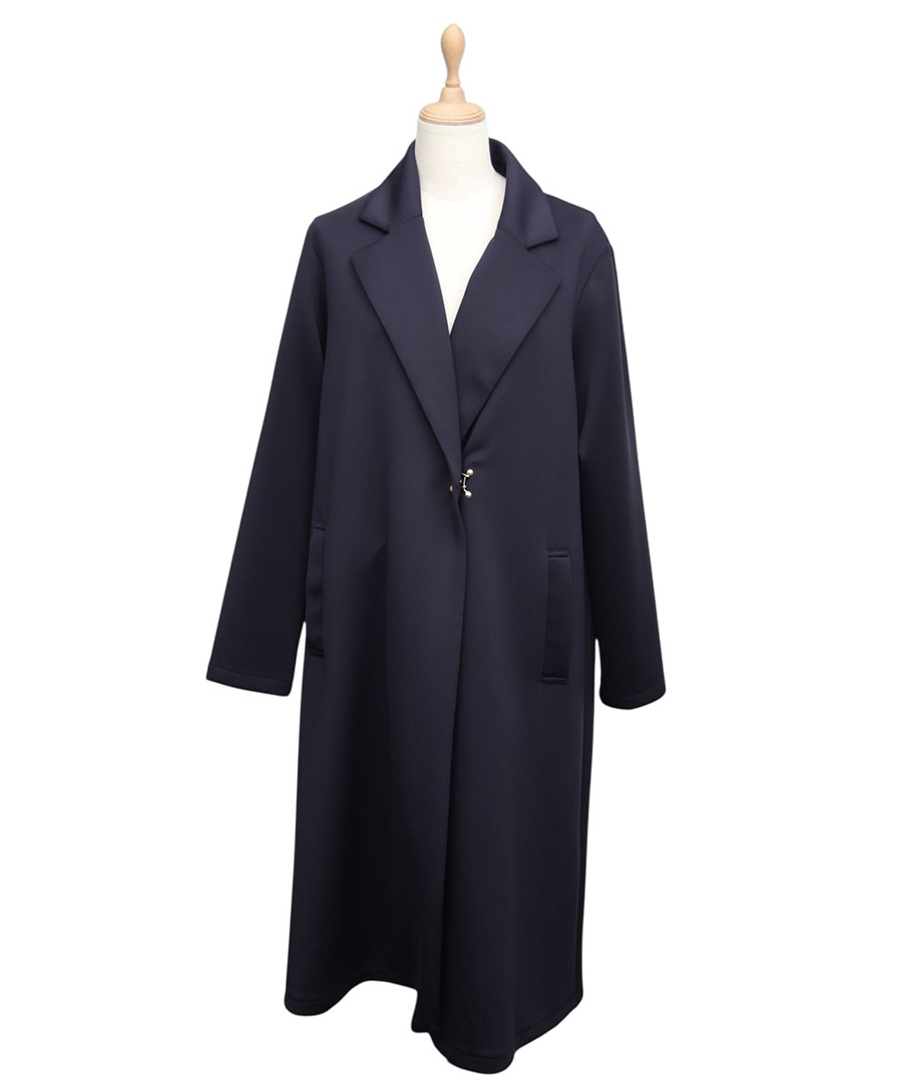 テーラードバックドロストストレッチコート - 12Twelve Agenda