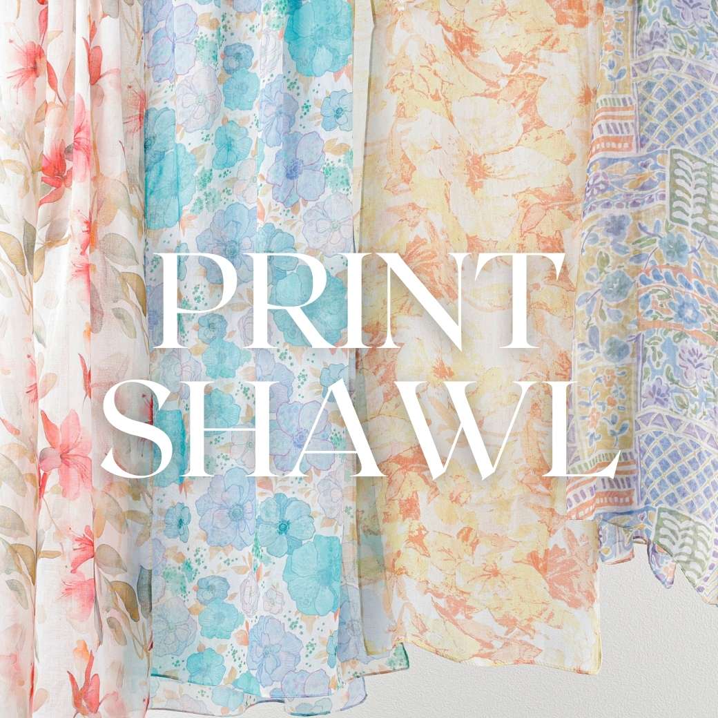 装いに春を添えるショール