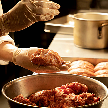 山本のハンバーグのこだわり