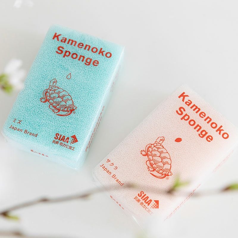 亀の子束子 / 亀の子スポンジ サクラ(春 限定色)｜布団丸洗い・洗濯