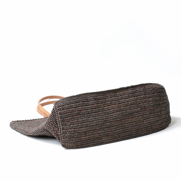 Sans Arcidet(サンアルシデ)のかごバッグラフィアトートバッグBEBY NEW BAG C
