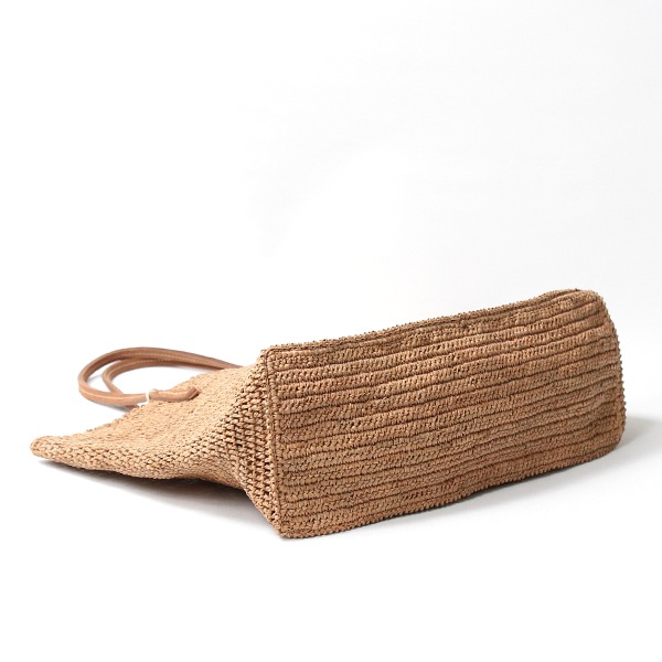 Sans Arcidet(サンアルシデ)のかごバッグラフィアトートバッグBEBY NEW BAG C