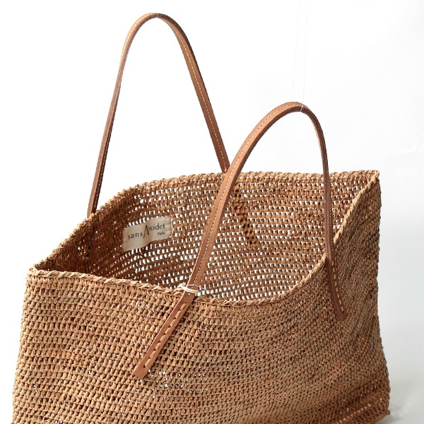Sans Arcidet(サンアルシデ)のかごバッグラフィアトートバッグBEBY NEW BAG C