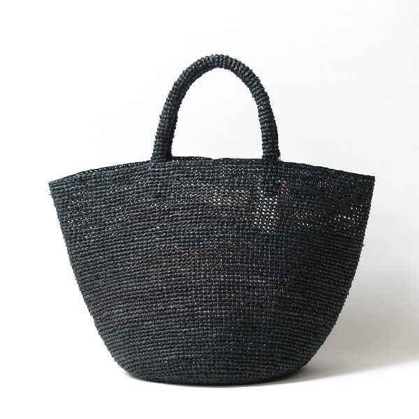 Sans Arcidet(サンアルシデ)のかごバッグラフィアトートバッグKAPITY BAG MEDIUM K