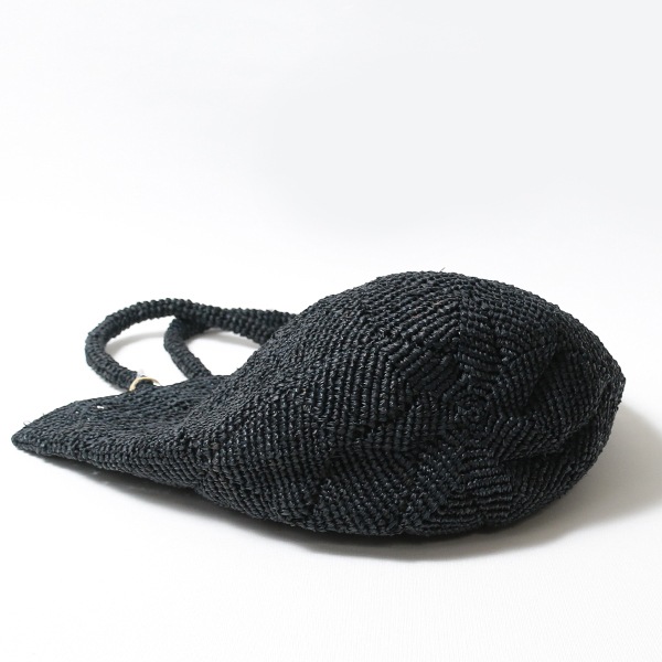 Sans Arcidet(サンアルシデ)のかごバッグラフィアトートバッグKAPITY BAG MEDIUM MC K