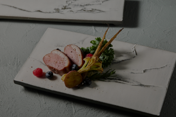 市蔵 白手引き4.5寸正角皿 | 角皿・焼物皿 | とうしょう窯