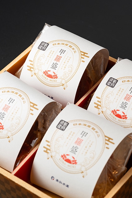 親がに甲羅盛 4枚入 箱詰めギフト 【英弘水産】 ｜鳥取の特産品お