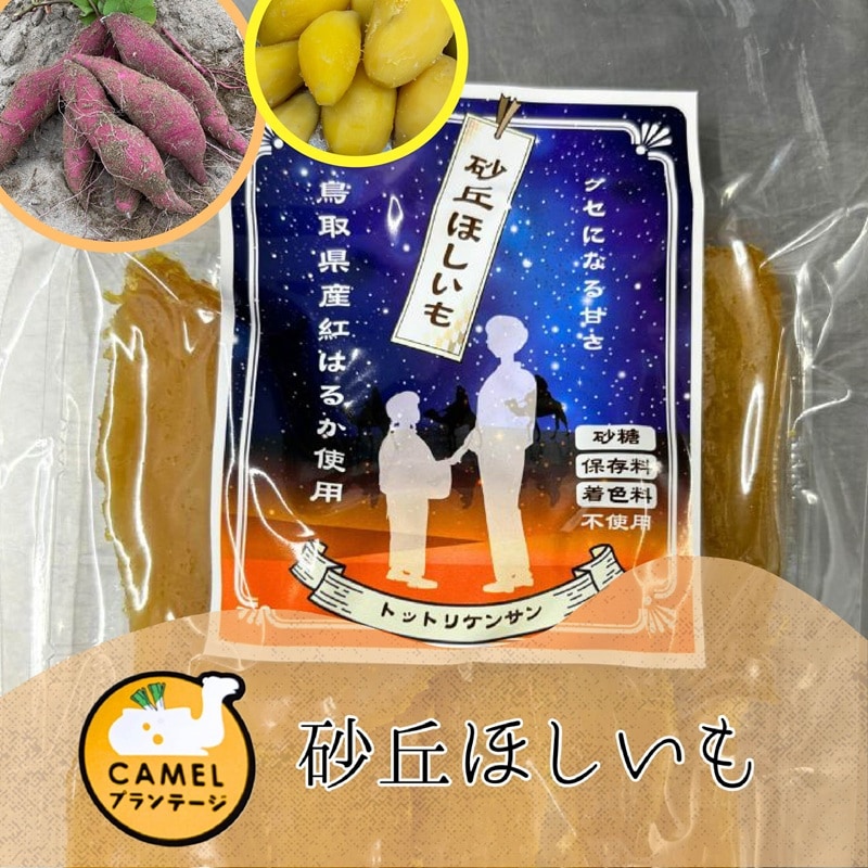 さつまいもたっぷり／ほしいも＆塩芋けんぴセット（各3袋）【Camel