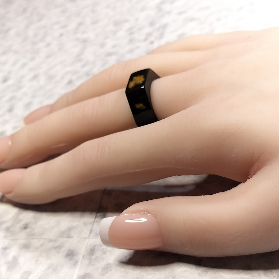 希少黒珊瑚のリング【岡田黒珊瑚工房】 ｜鳥取の特産品お取り寄せ通販