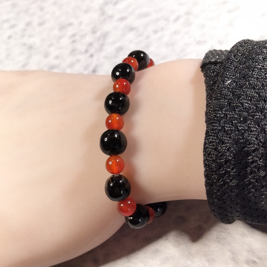 希少黒珊瑚の丸玉ブレスレット【岡田黒珊瑚工房】 ｜鳥取の特産品お