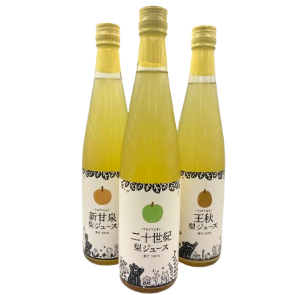 数量限定)【簡易包装】選べる梨ジュース2本セット 果汁100％ 500ml た