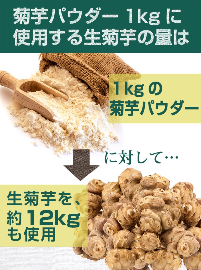 国産菊芋パウダー　☆エコ系洗剤、サプリメント、食品、食品添加物のオンラインショップ☆　の販売　【NICHIGA（ニチガ）】