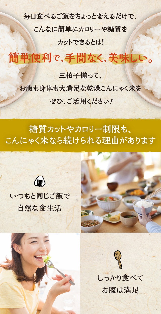 こんにゃく米 の販売 | 【NICHIGA（ニチガ）】 ☆エコ系洗剤