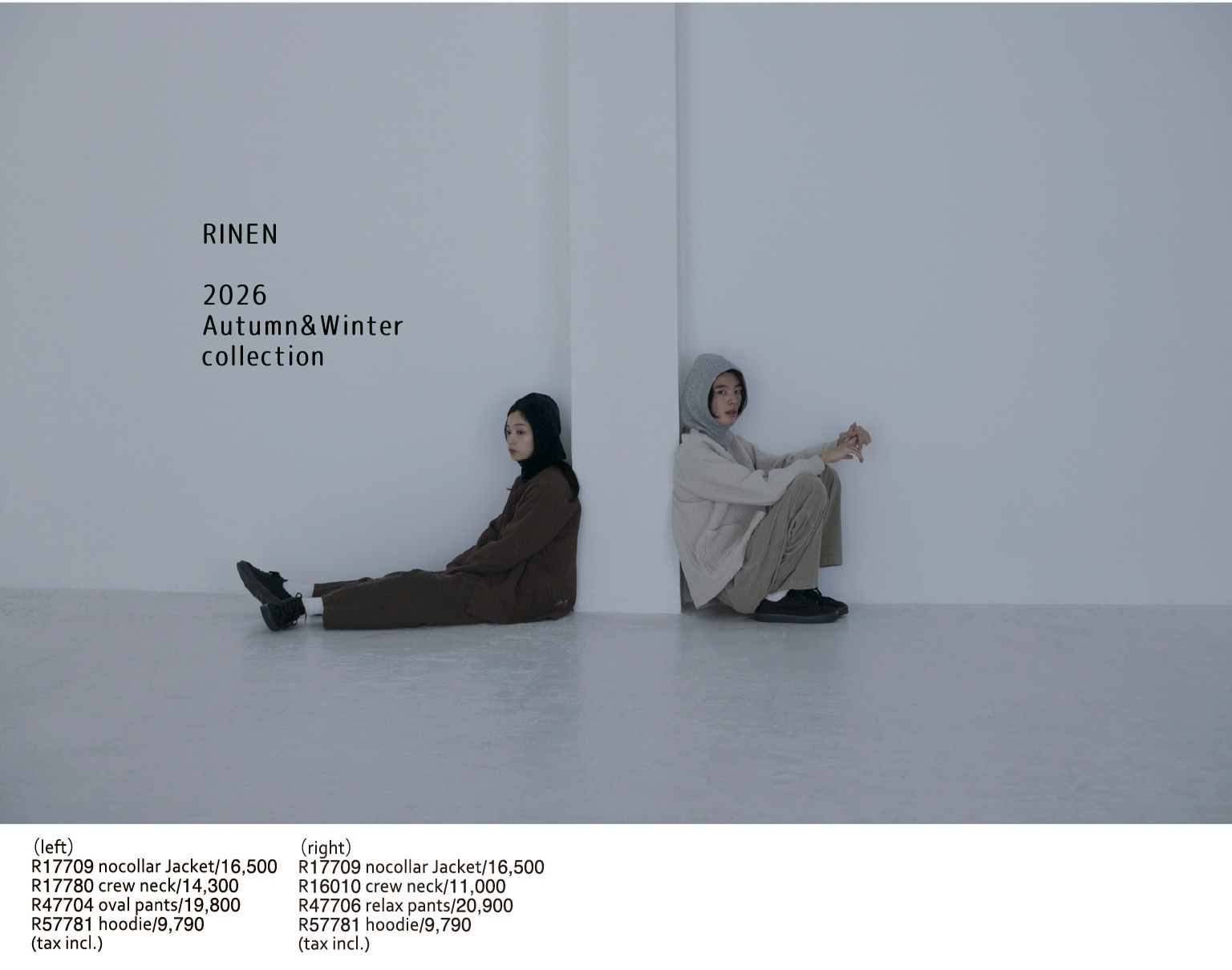 RINEN | 2026 spring&summer collection