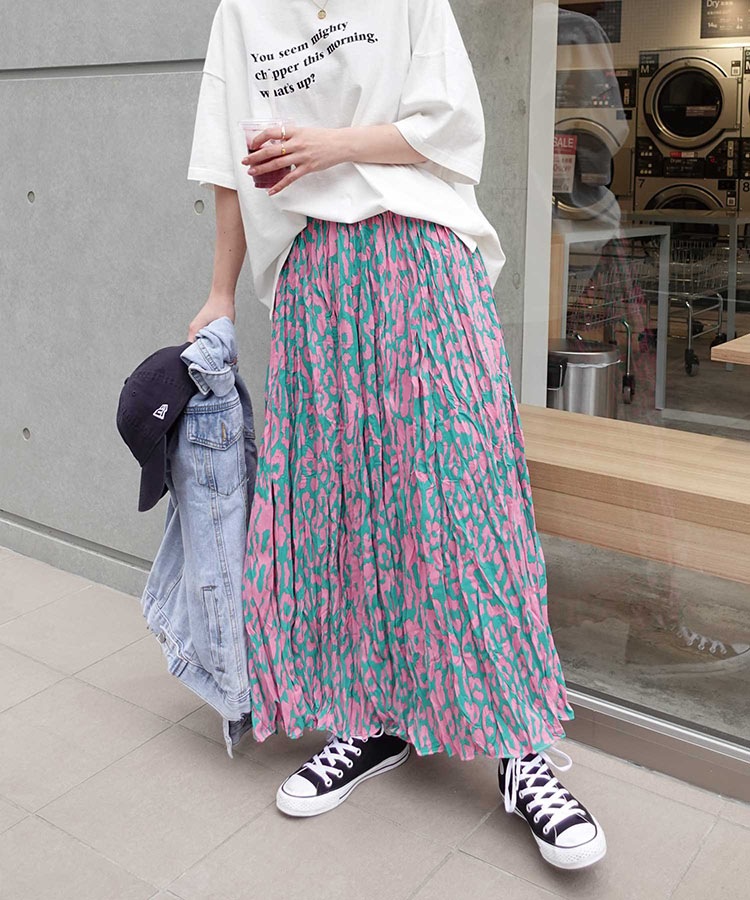 【値下げ】【新品・タグ付き】LOUNIE レオパード柄ロングスカート
