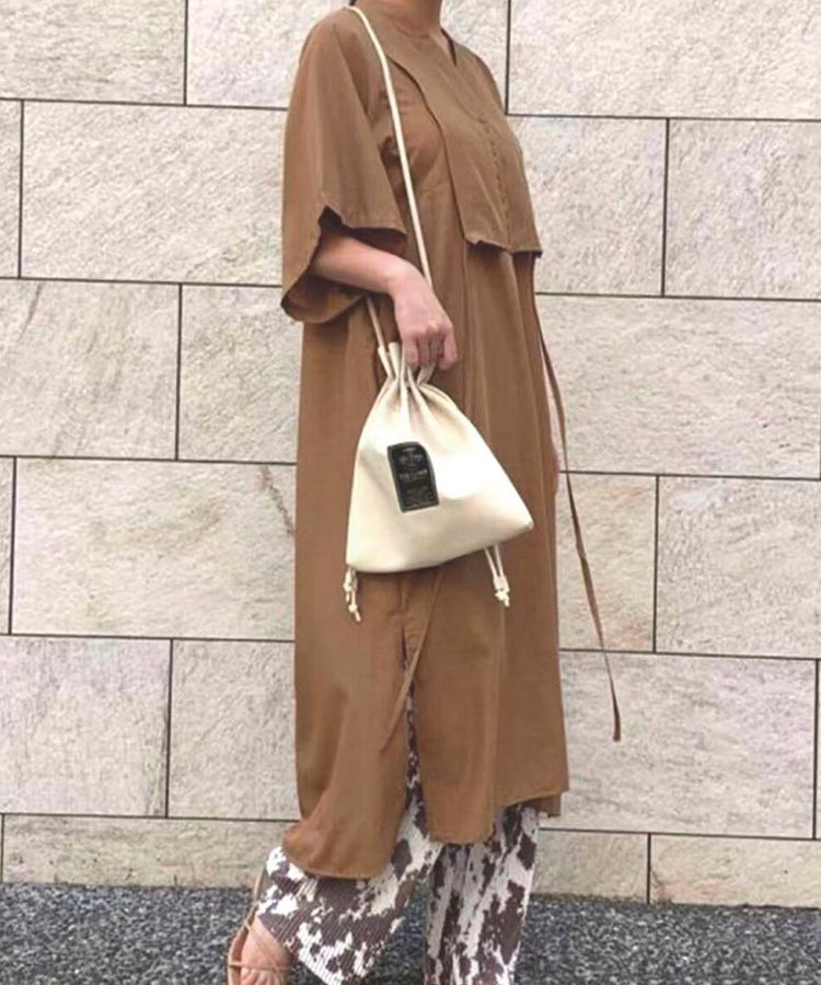 スラブジョーゼットカフタンシャツワンピース | ONE PIECE,ワンピース