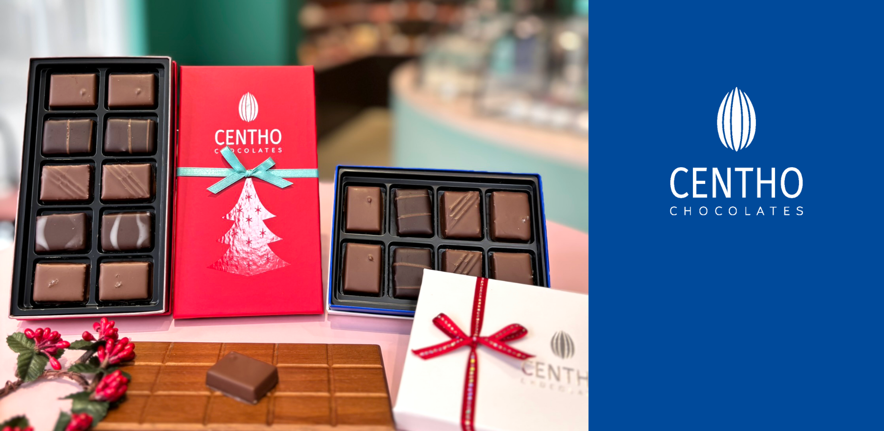 ショコラ・トルべにてCENTHO（セントー）のチョコレートがお求めいただけます