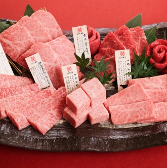 米沢牛焼肉懐石6種盛り 計600g