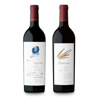 オーパス・ワン2021とセカンドワイン・オーヴァーチャー2021の2本セットELATO NATURALE