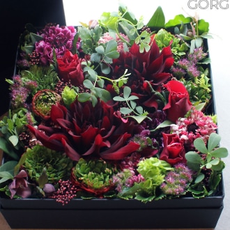 ボックスフラワーアレンジメント8000