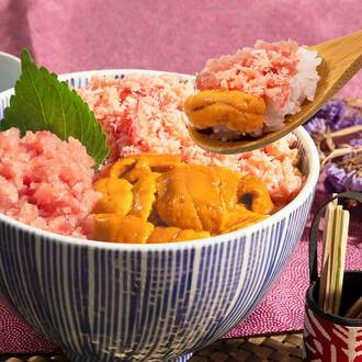 3種の海鮮丼セット ～うに・ネギトロ・蟹～ 計600g 約5杯分