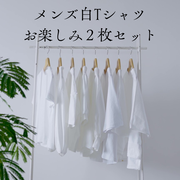 メンズ白Tシャツお楽しみ２枚セット